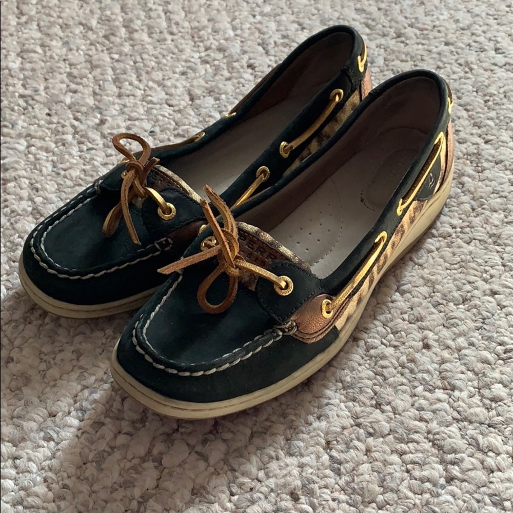 Cheetah & Black Sperry’s